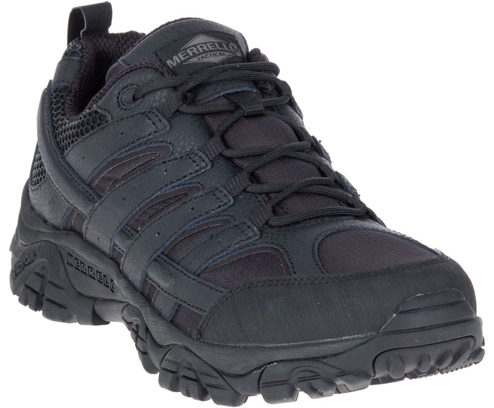 Buty Sportowe Merrell Męskie Czarne - Moab 2 Tactical - 503846-MDX